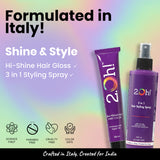 Shine & Style Combo: Clear Gloss and Styling Spray
