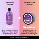 Tone & Nourish Combo: Anti Yellow and Reconstruction Mask