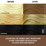 Different shades of Toffee Bleach