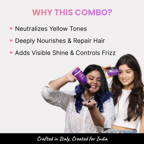Tone & Nourish Combo: Anti Yellow and Reconstruction Mask