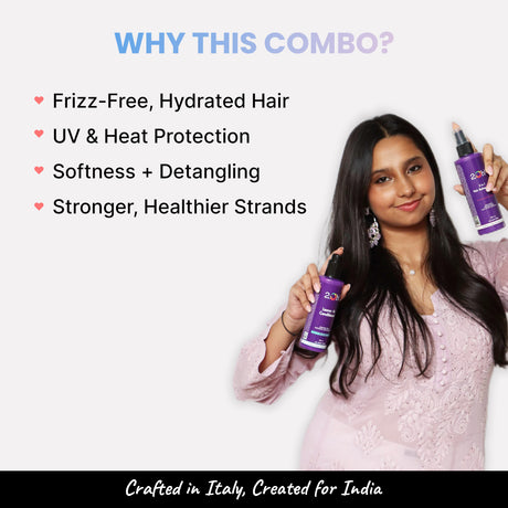 Protect & Style Combo:  Leave In Conditioner and Hair Stying Spray
