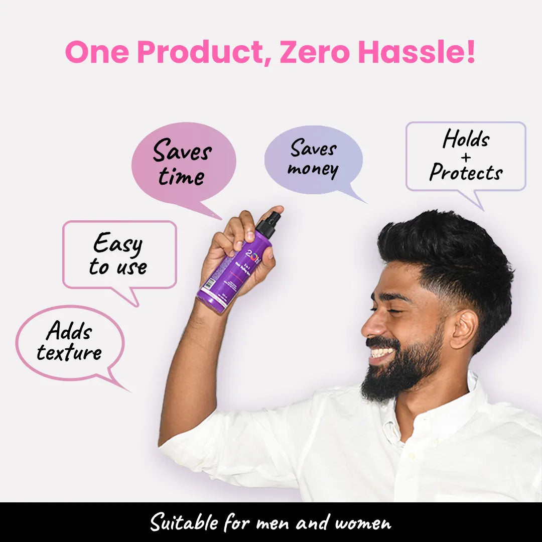 3 in 1 Hair Styling Spray