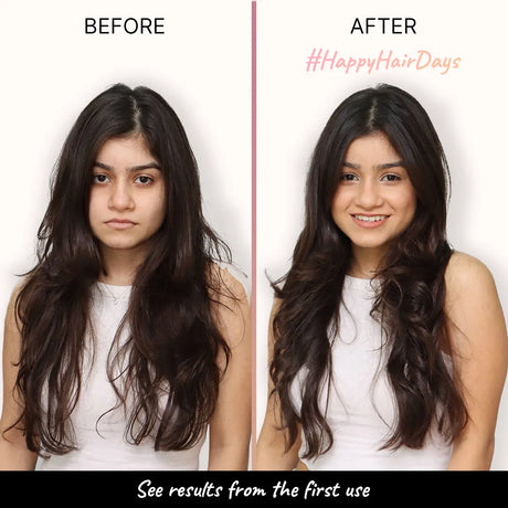 2.Oh! Before and After the Use of Reconstruction Shampoo and Reconstruction Mask