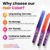Purple Semi Permanent Hair Color 100ml