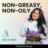 2.Oh! Hair Care Products Non-greasy, Non-Oily. Easy to apply. Little goes a long way.