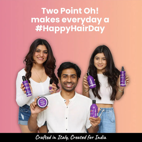 2.Oh! makes every day a Happy Hair Day. Crafted in Italy, created for India.
