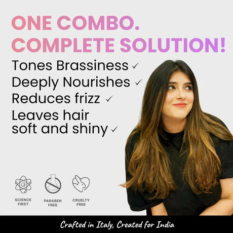 Tone & Nourish Combo: Anti Yellow and Reconstruction Mask
