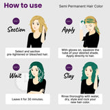 How to use 2.Oh! Aqua Marine Semi-permanent Hair Color
