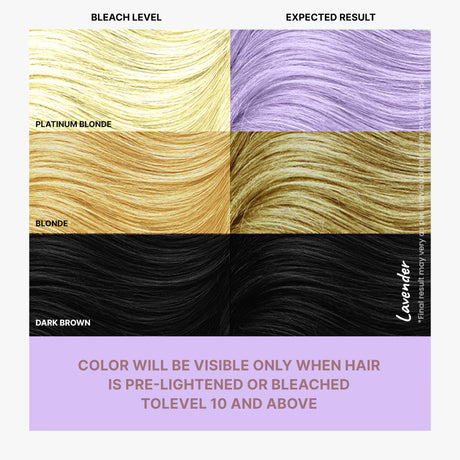 Lavender Semi Permanent Hair Color 100 ml