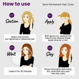 How to use 2.Oh! Ginger Spice Semi-permanent Hair Color