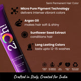 2.Oh! Hazelnut Semi-permanent Hair Color 100ml with Argan Oil and Sunflower Seed Extract