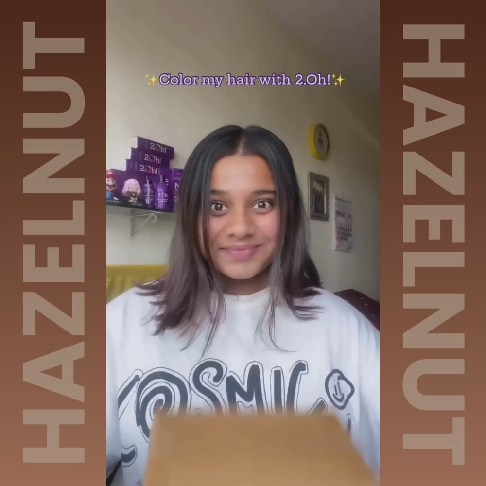 Hazelnut Brown DIY Combo : Hair Bleach Kit + Semi Permanent Hair Color