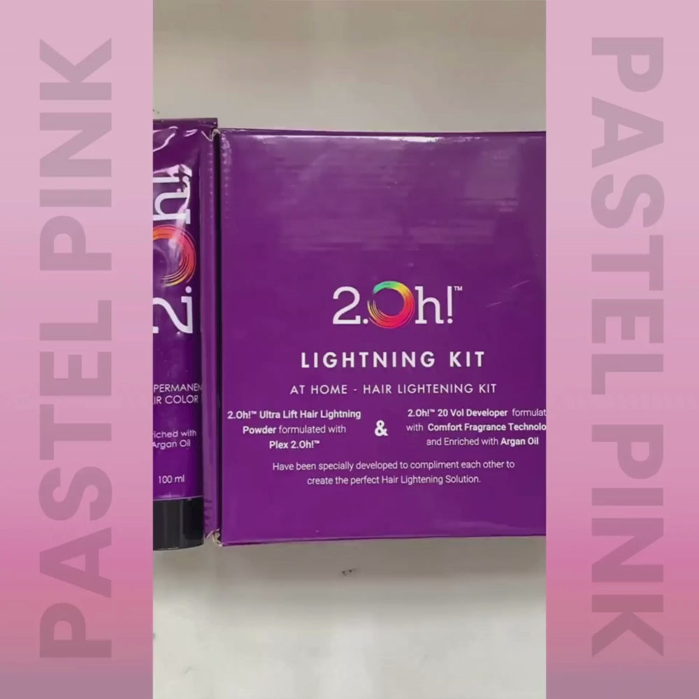 Pastel Pink DIY Combo : Hair Bleach Kit + Semi Permanent Hair Color