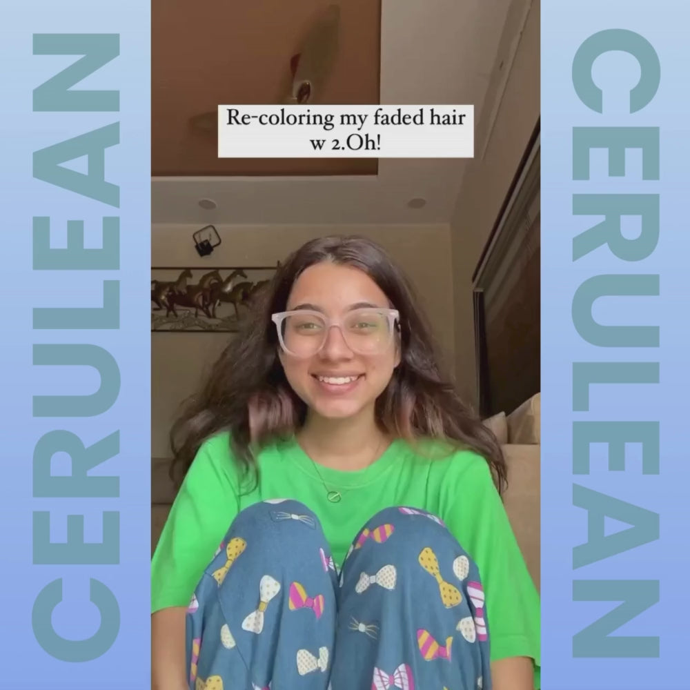 Cerulean DIY Combo : Hair Bleach Kit + Semi Permanent Hair Color