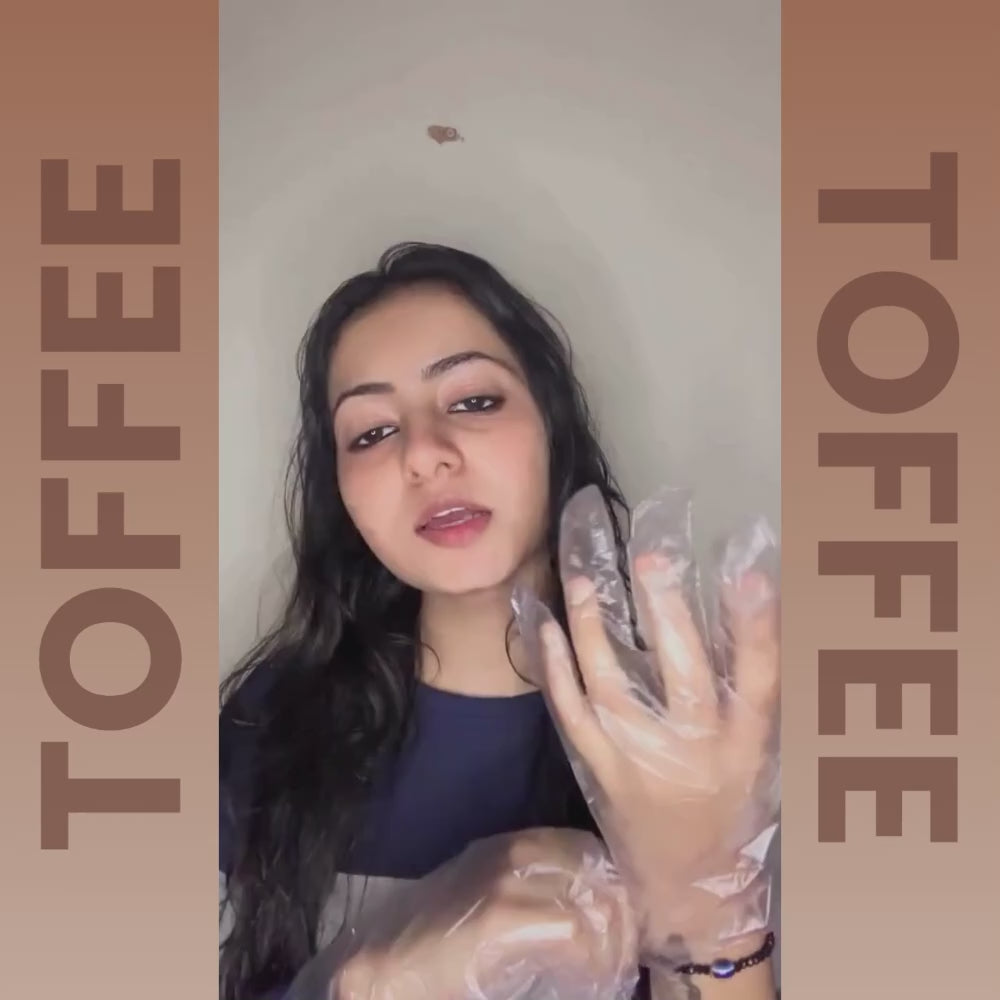 Toffee Brown DIY Combo : Hair Bleach Kit + Semi Permanent Hair Color