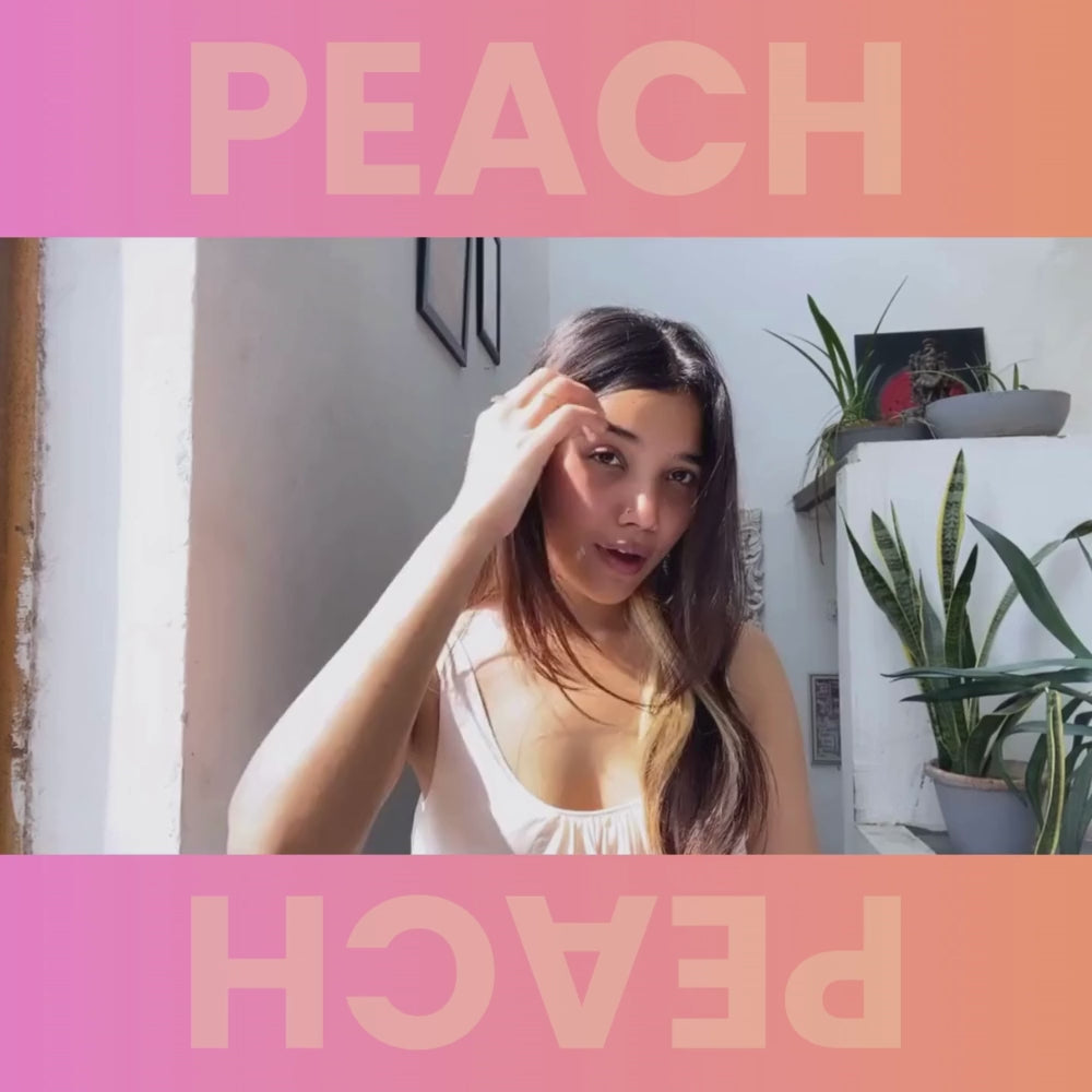Peach DIY Combo : Hair Bleach Kit + Semi Permanent Hair Color