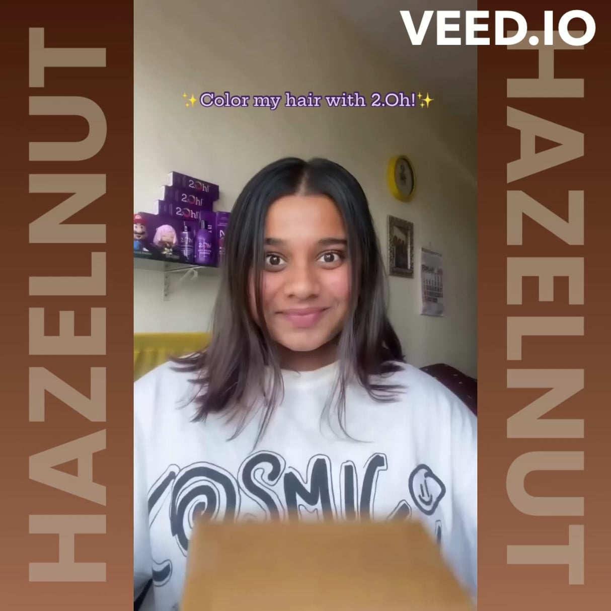 Hazelnut Brown Semi Permanent Hair Color 100 ml