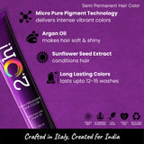 2.Oh! Purple Semi-permanent Hair Color 100ml with Argan Oil and Sunflower Seed Extract
