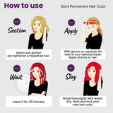 How to use 2.Oh! Red Semi-permanent Hair Color