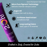 2.Oh! Tropical Blue Semi-permanent Hair Color 100ml with Argan Oil and Sunflower Seed Extract