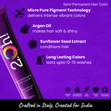 2.Oh! Violet Semi-permanent Hair Color 100ml with Argan Oil and Sunflower Seed Extract